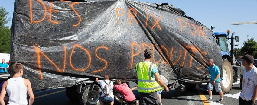 Ευρωπαίοι χοιροτρόφοι στα χαρακώματα